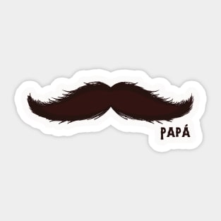 Mustache Dad Papa Sticker